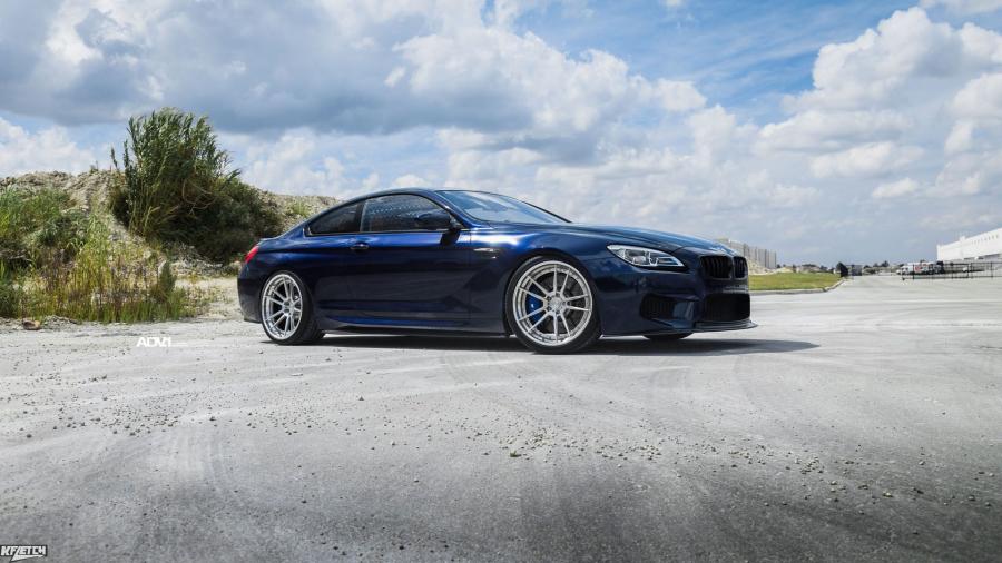 BMW M6 Coupe Tanzanite Marino Blue on ADV.1 Wheels (ADV10R M.V2 SL) '2016